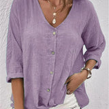 Cotton-Linen Top by Eleanor Vale