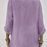 Cotton-Linen Top by Eleanor Vale