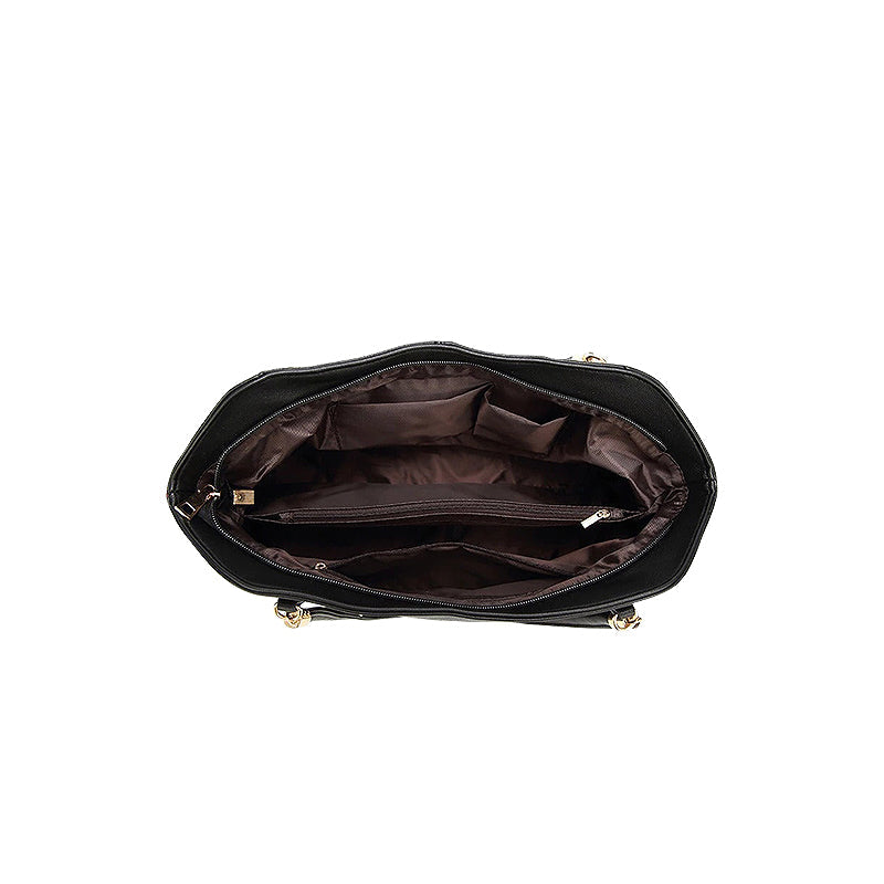 Gathered-Tote Handbag by Eleanor Vale