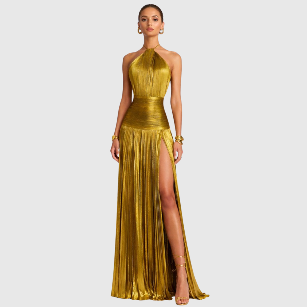 Gold-Toned Dress by Eleanor Vale