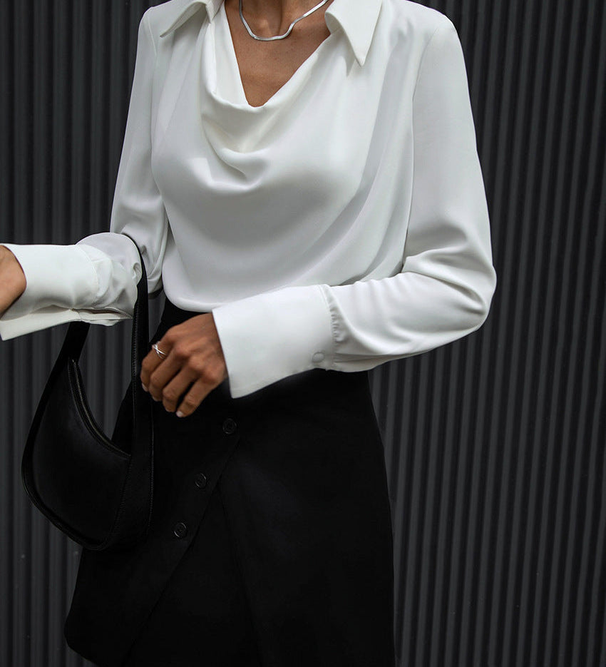 Cowl-Neck Blouse by Eleanor Vale